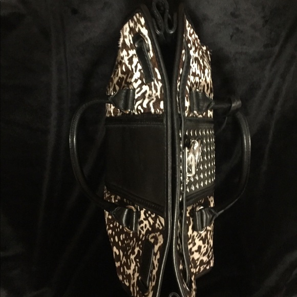 Michael Kors rare leather & cowhide handbag - Picture 5 of 8